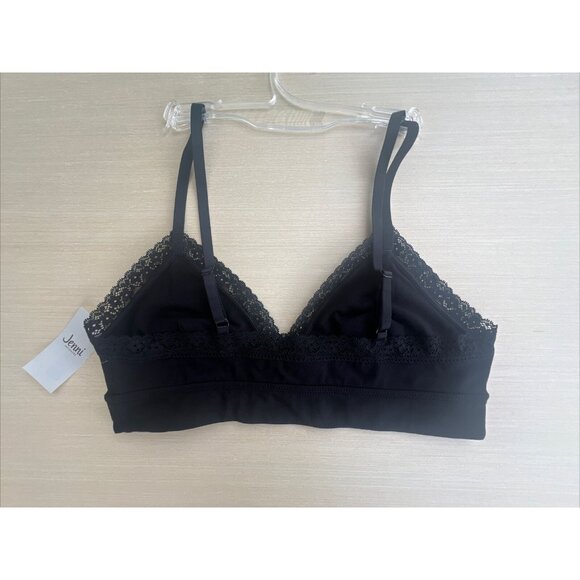JENNI On Repeat Wide Lace Bralette Deep Black - Picture 5 of 6